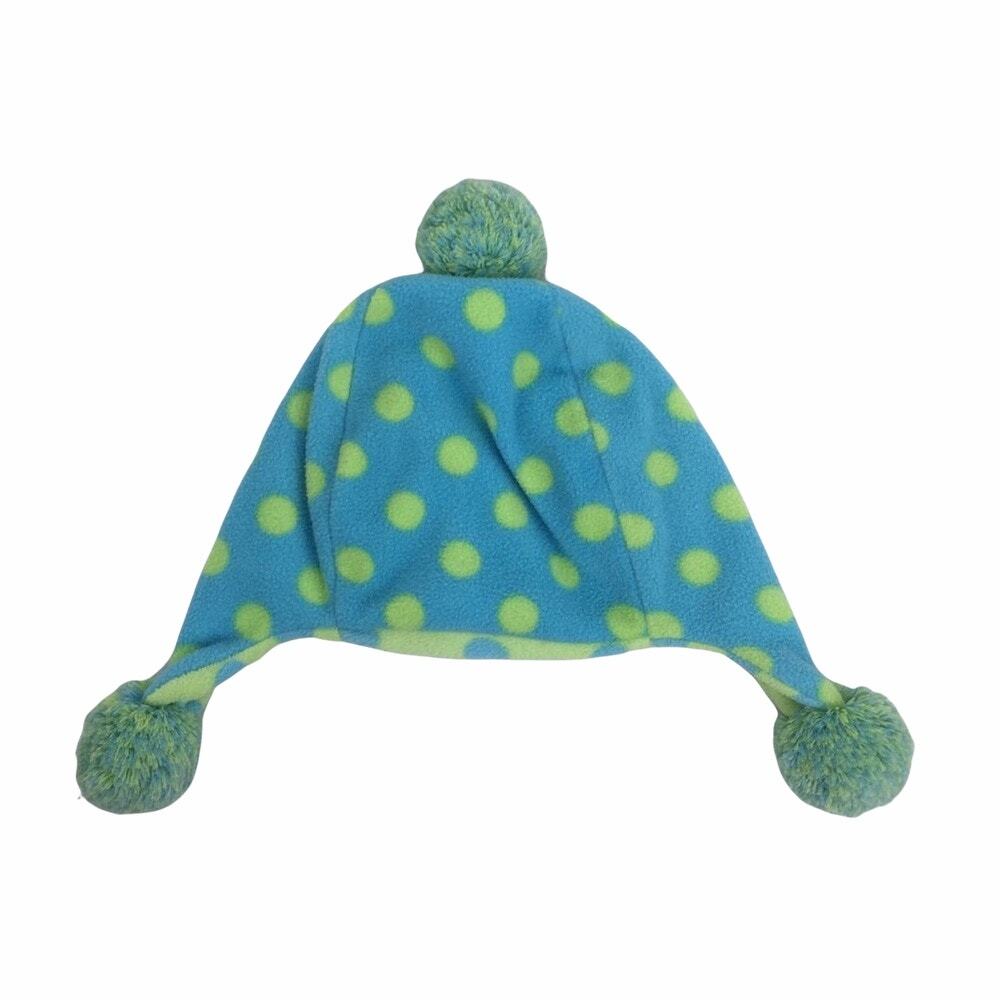 Gap Kids Blue Polka Dots Pom Pom Beanie Size S/M - Picture 2 of 7
